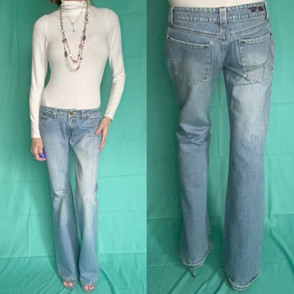Reo Starr Flare vintage jeans Sz 27 - Picture 4 of 17